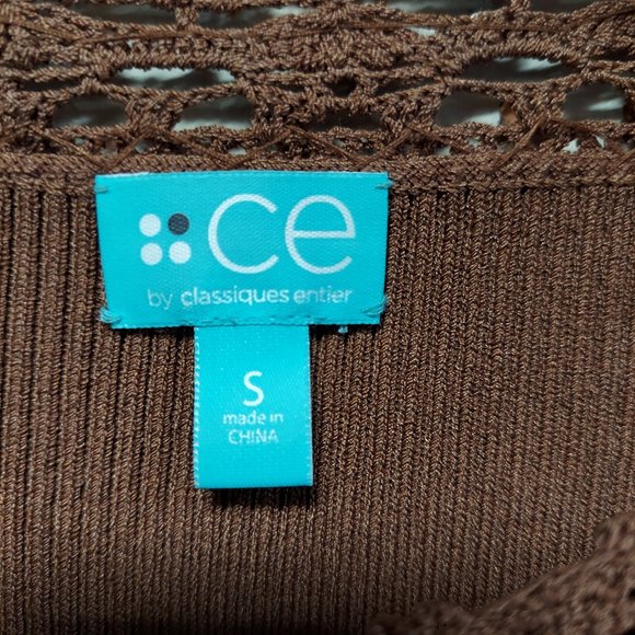 CE by Classiques Entier Silk Blend Cardigan Small - Picture 3 of 9